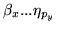 $\beta_{x}...\eta_{p_{y}}$
